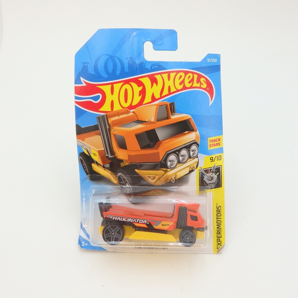 Hot Wheels The Haulinator Orange Experimotors 9/10 Track Stars FYC09-D7C3 2018